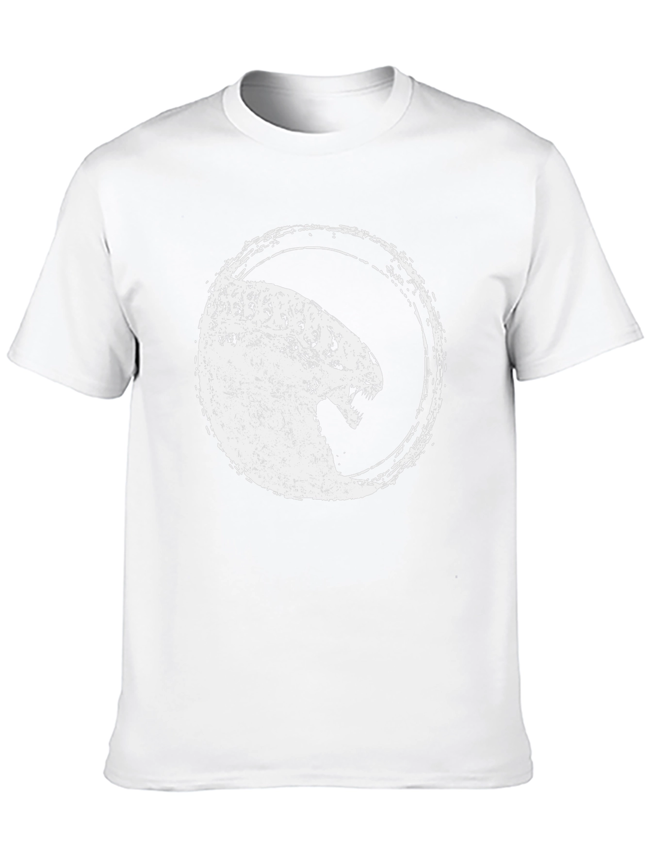 Alien Xenomorph Distressed Graphic T-Shirt