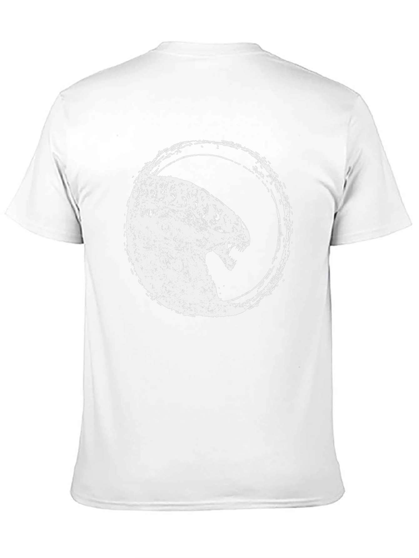 Alien Xenomorph Distressed Graphic T-Shirt