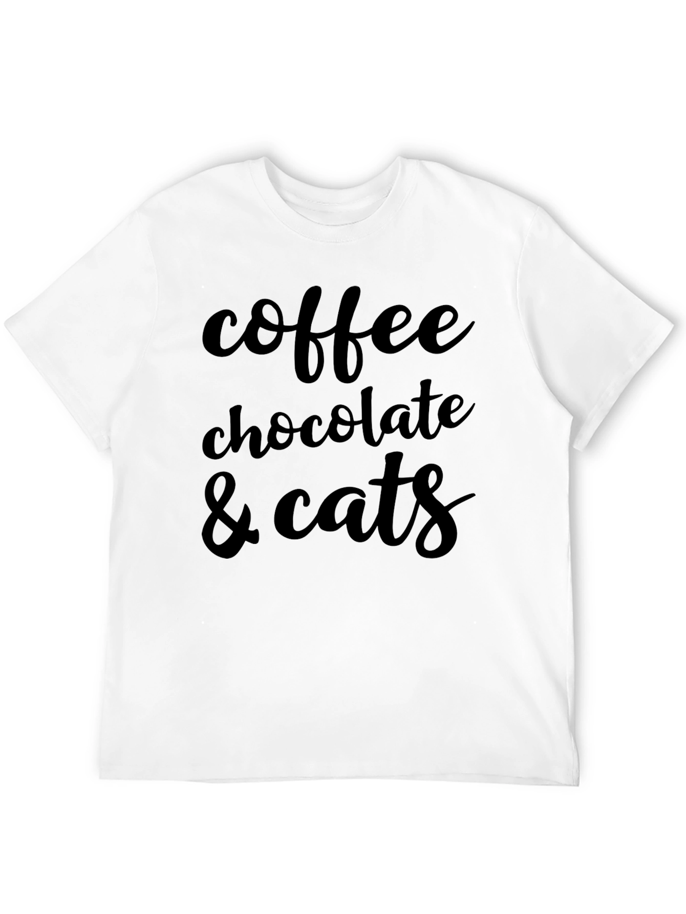 Coffee Chocolate Cats Graphic Tee