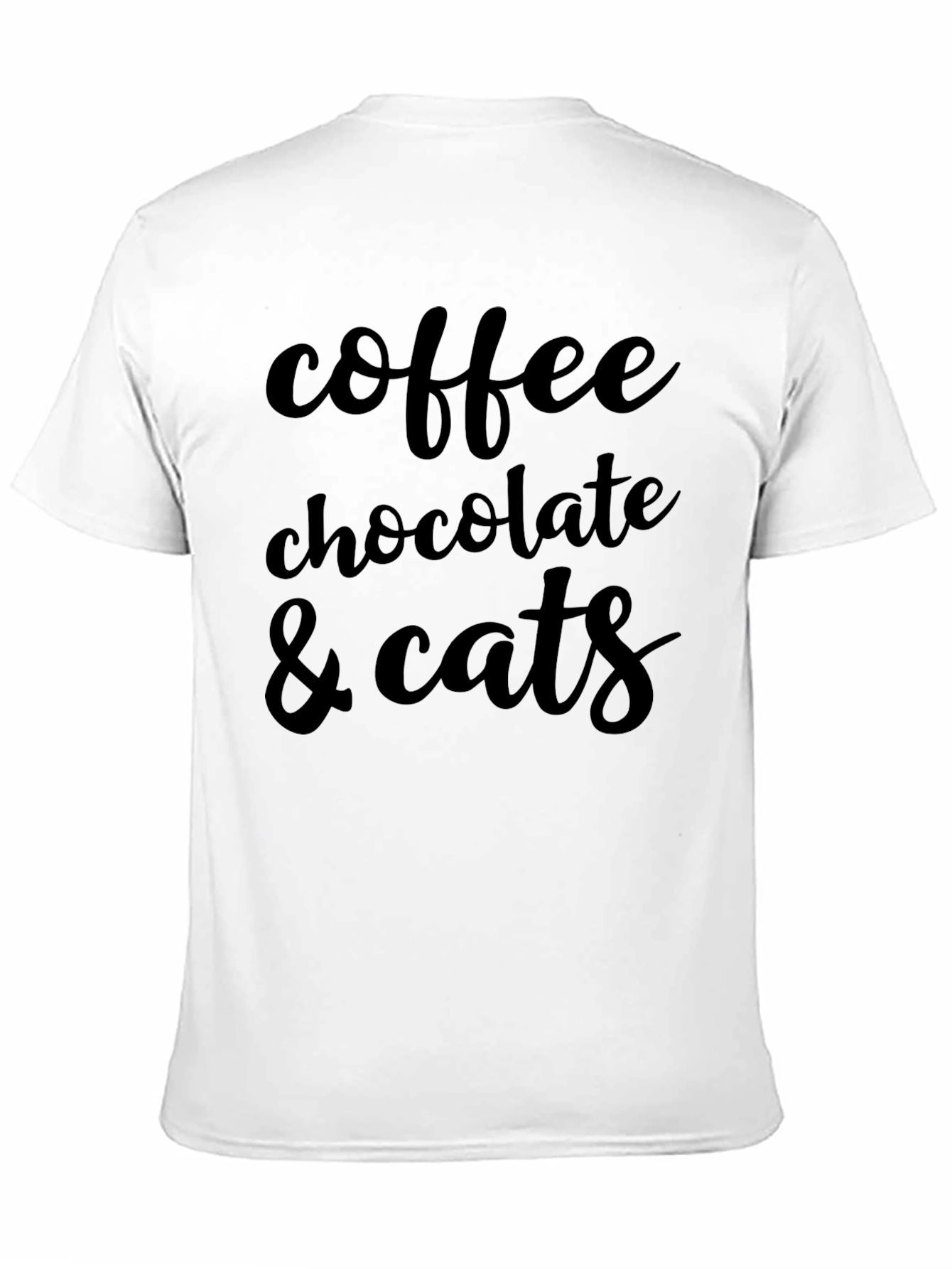 Coffee Chocolate Cats Graphic Tee