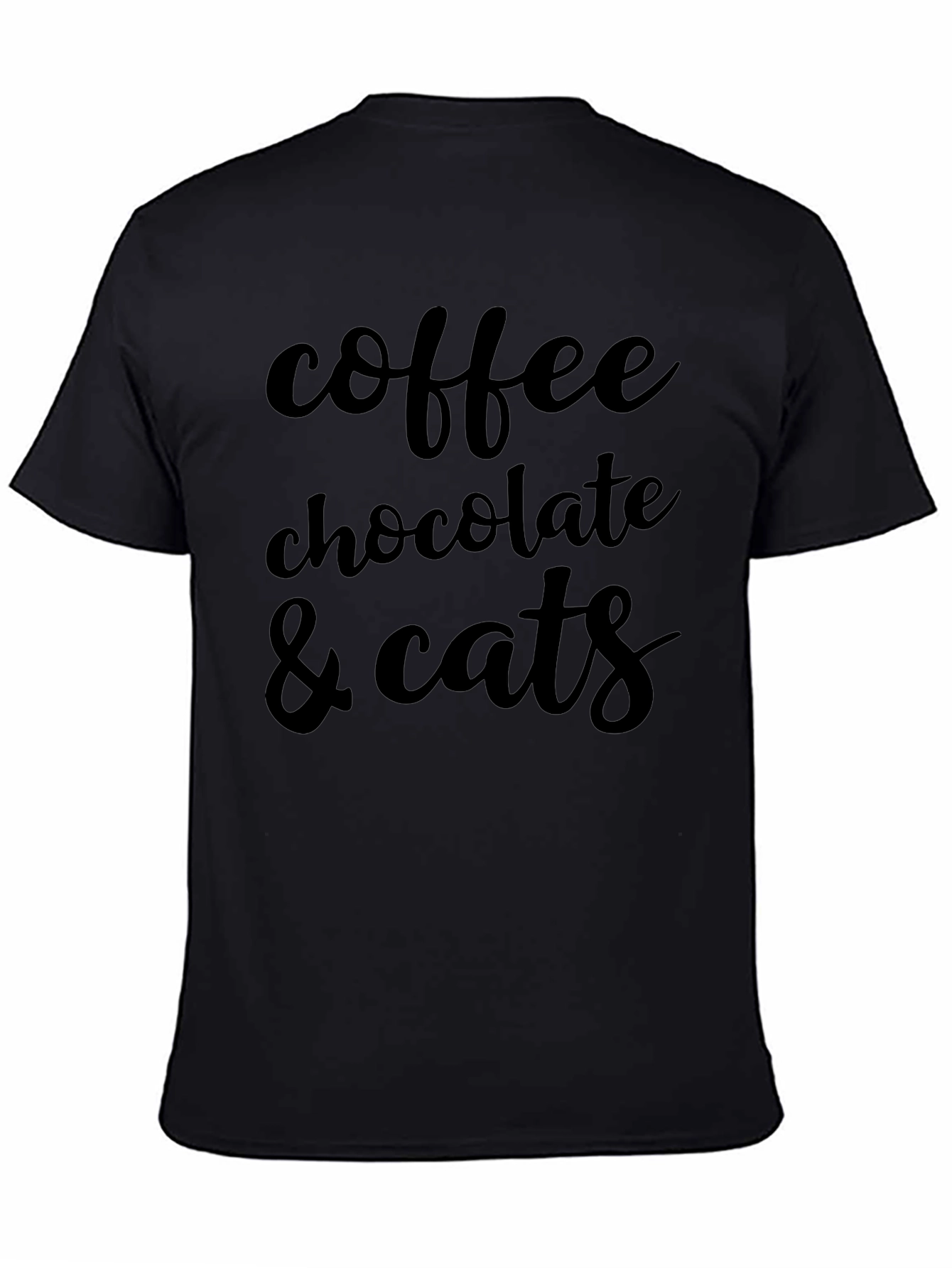 Coffee Chocolate Cats Graphic Tee