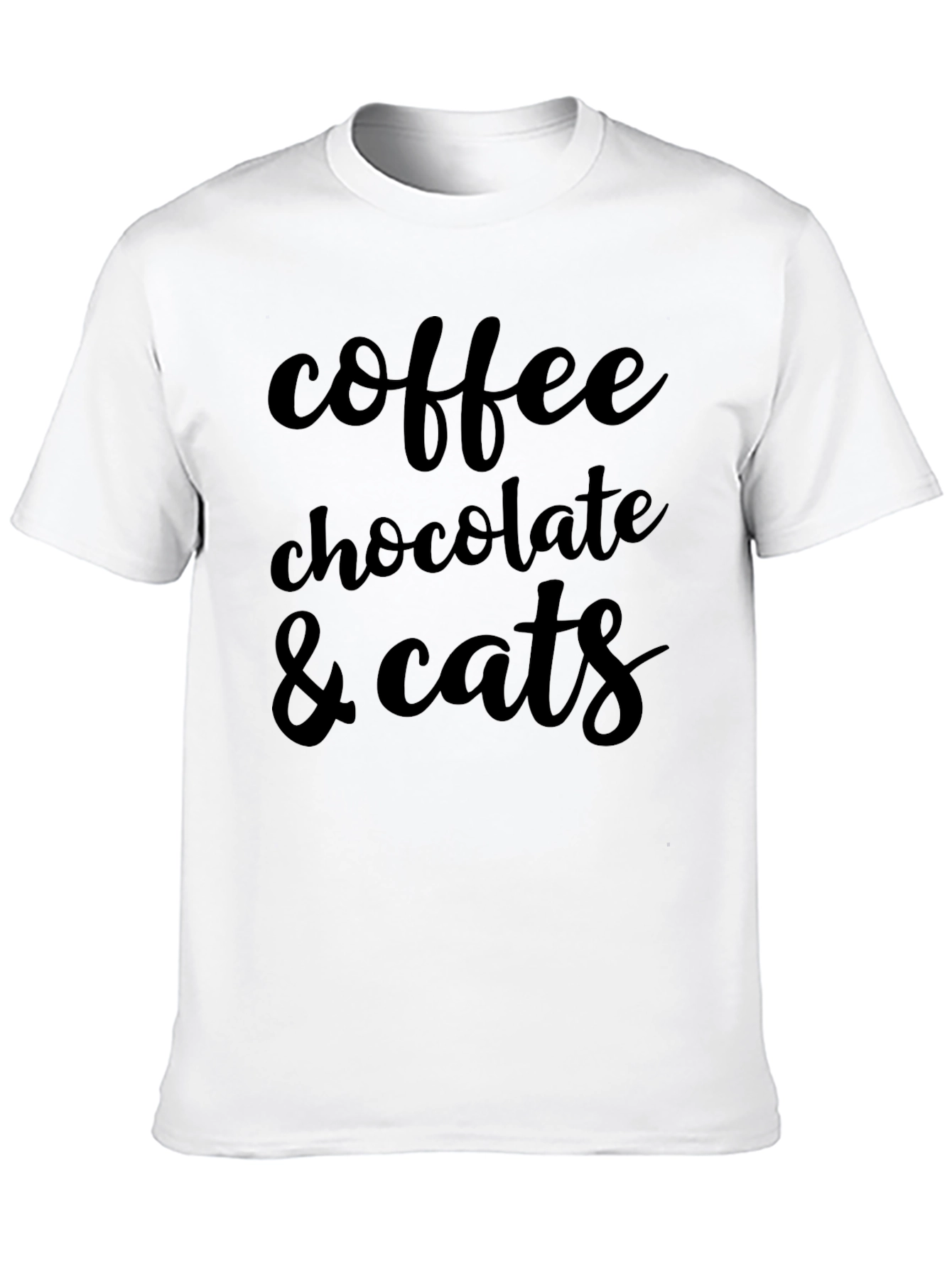 Coffee Chocolate Cats Graphic Tee