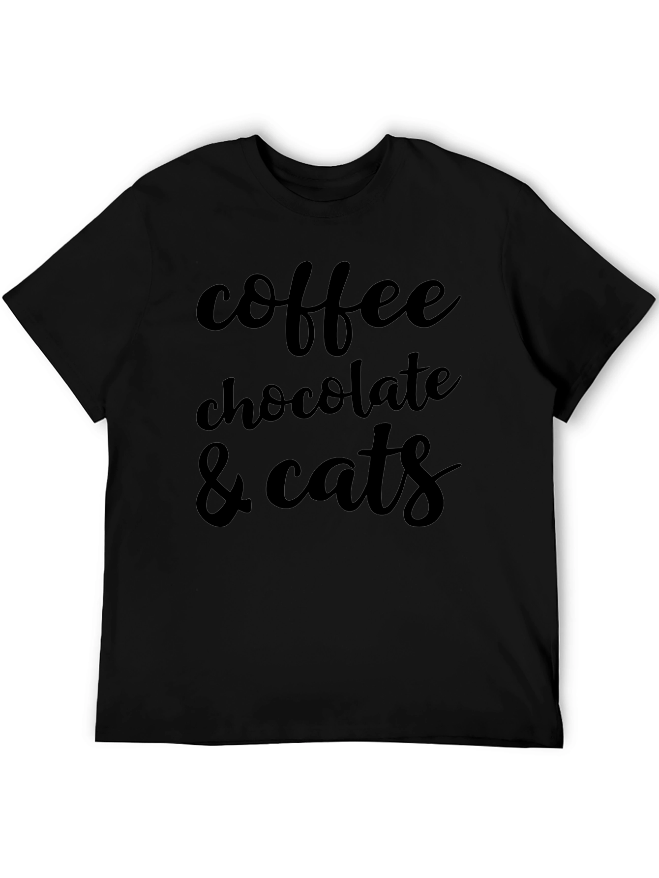 Coffee Chocolate Cats Graphic Tee