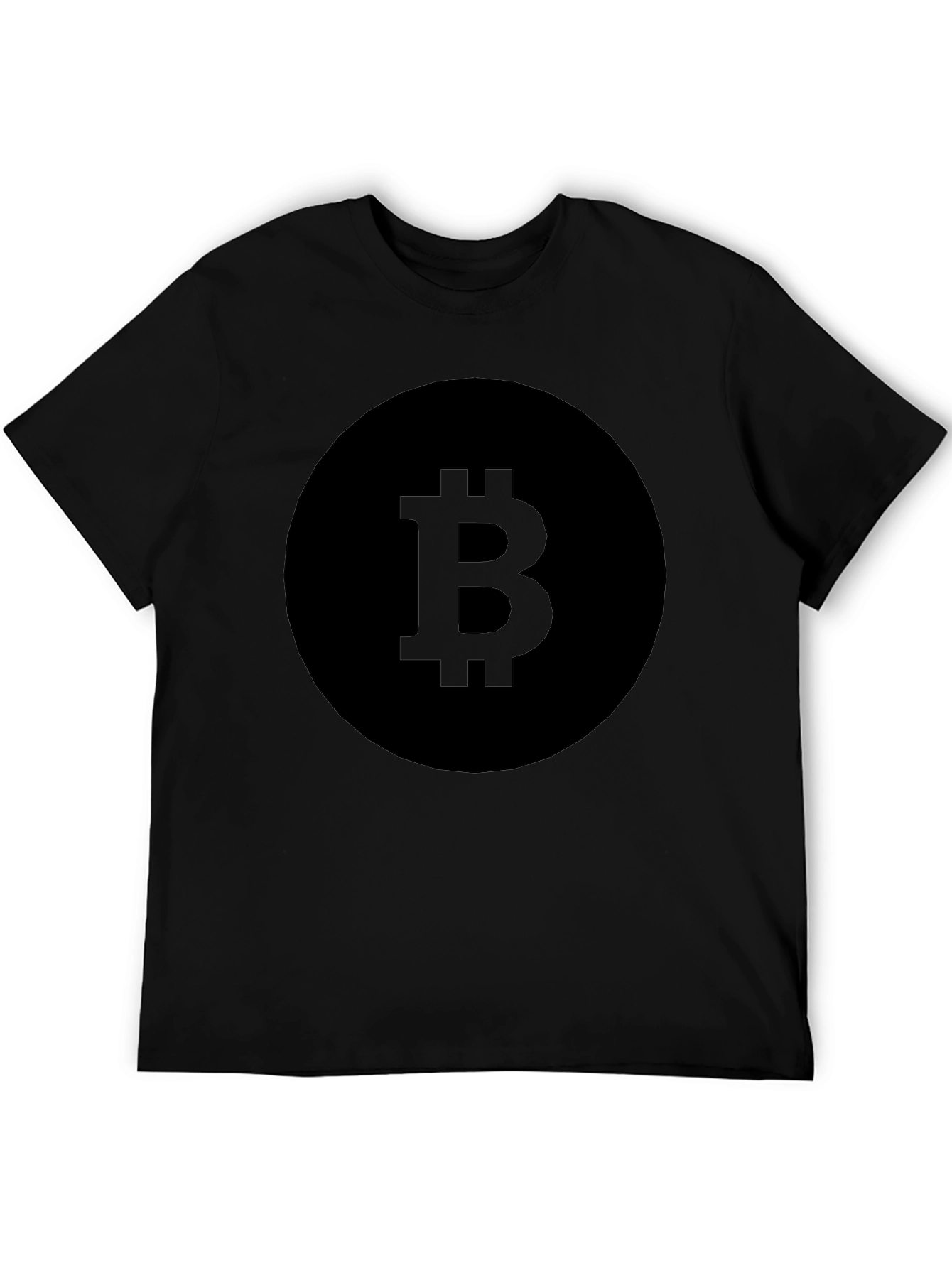 Bitcoin Black T-Shirt Crypto Currency Tee