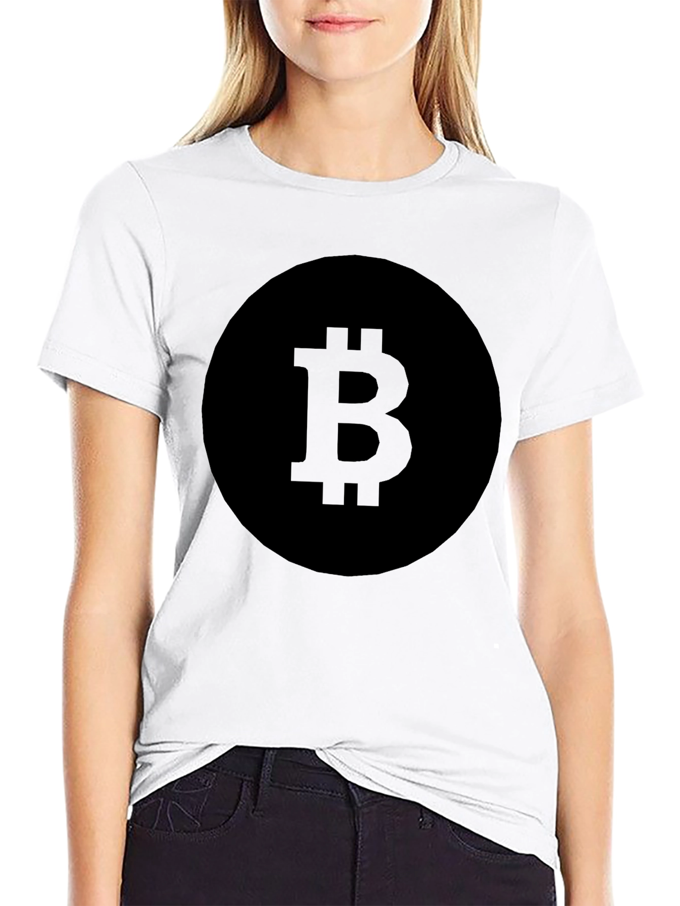 Bitcoin Black T-Shirt Crypto Currency Tee