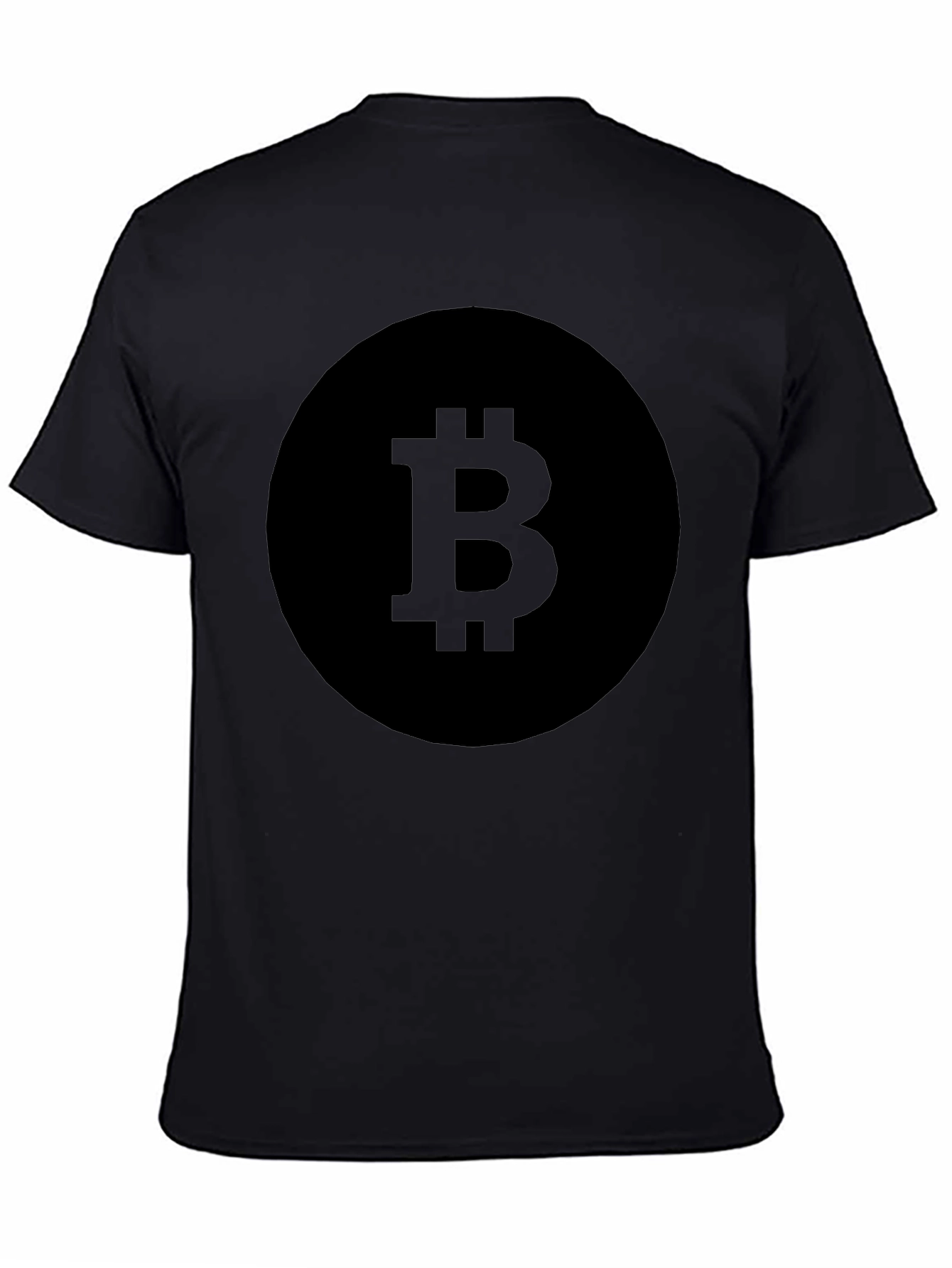 Bitcoin Black T-Shirt Crypto Currency Tee