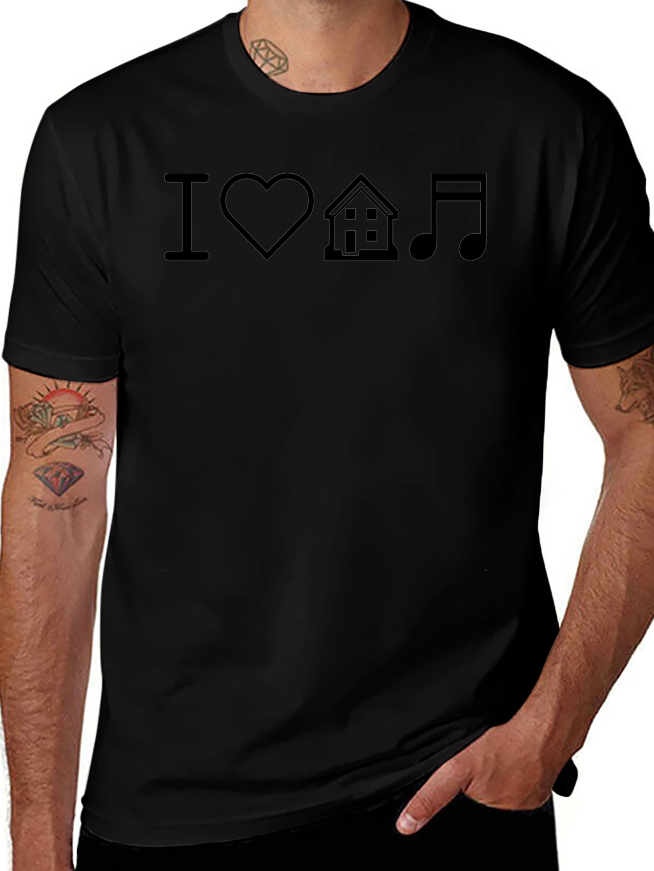 I Love House Music T-Shirt