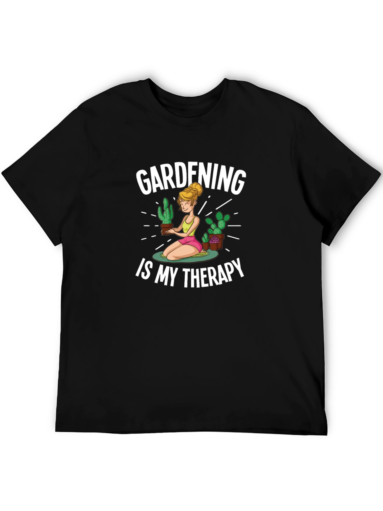Gardening Therapy Graphic T-Shirt