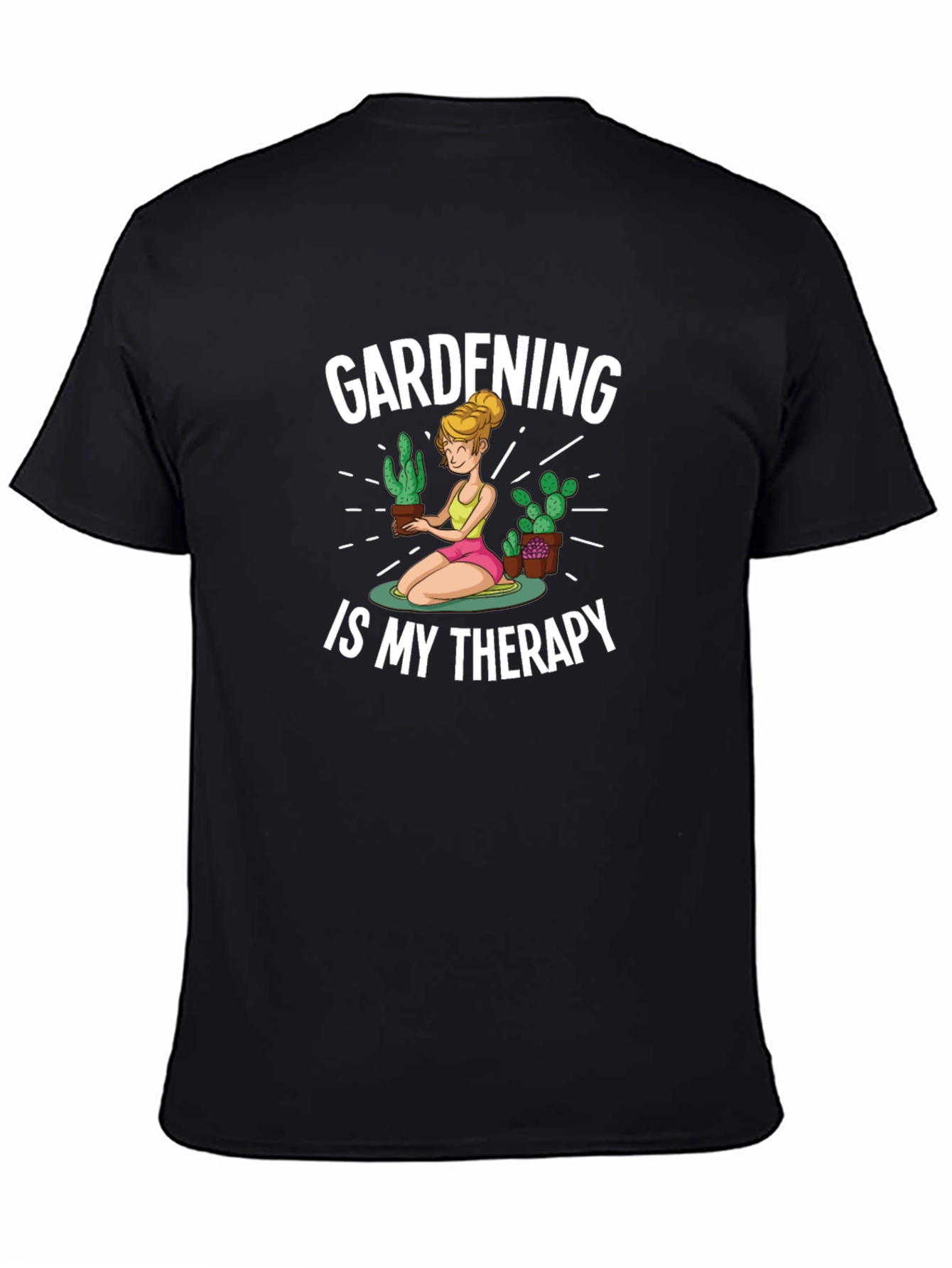 Gardening Therapy Graphic T-Shirt