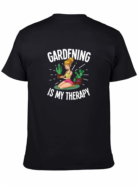 Gardening Therapy Graphic T-Shirt