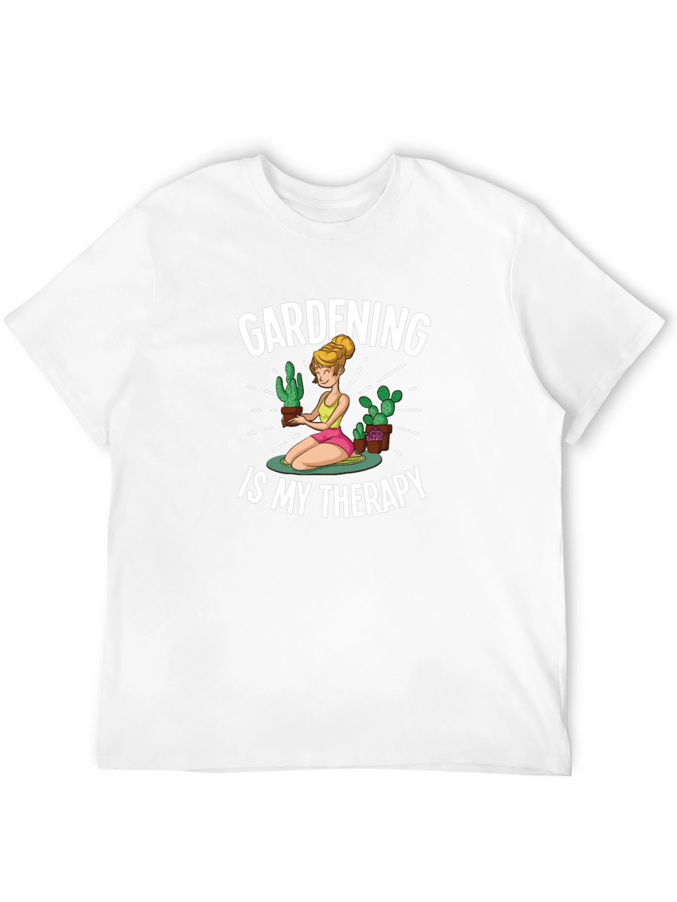 Gardening Therapy Graphic T-Shirt