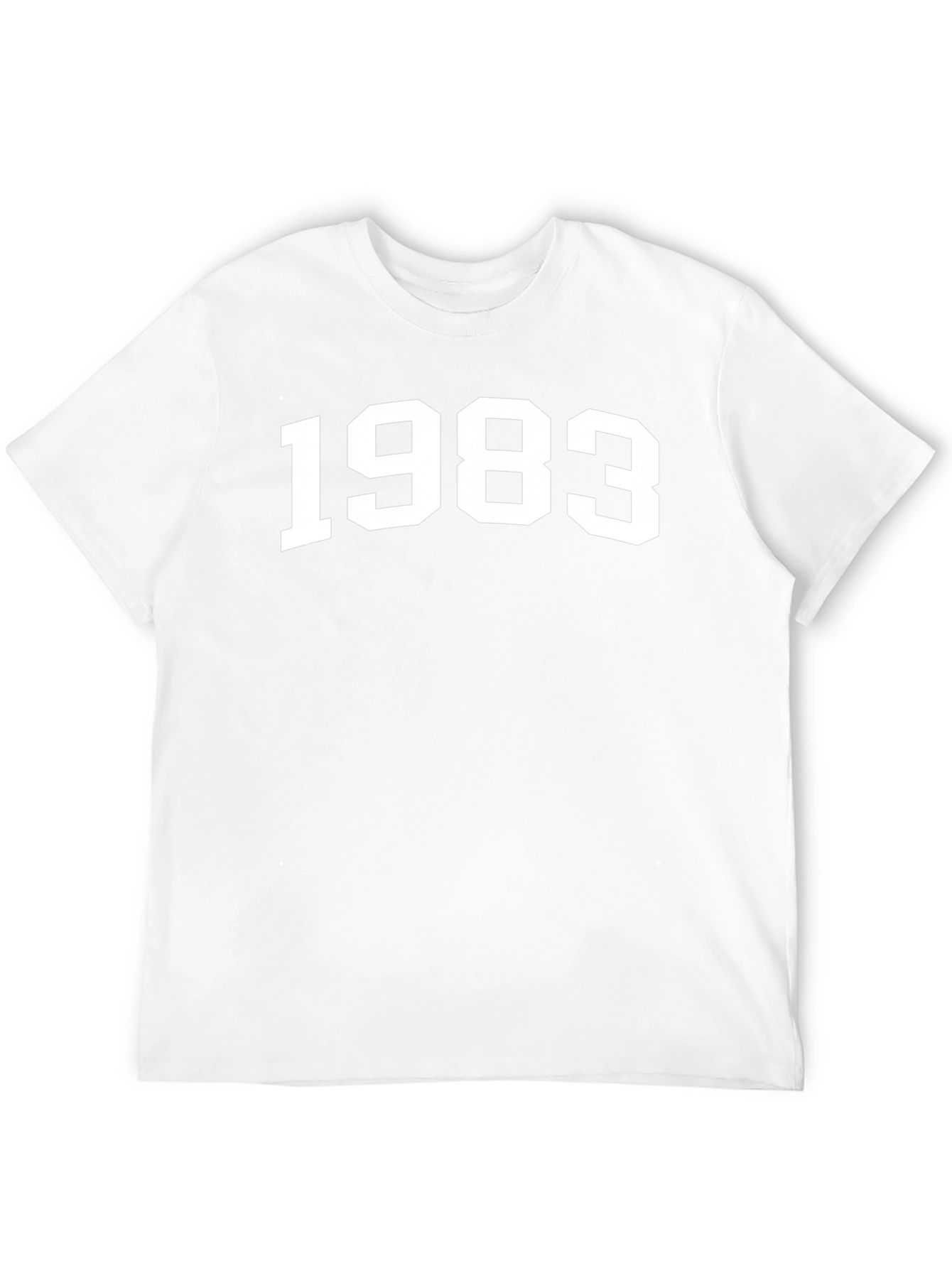 1983 Graphic Tee - Retro Style Black T-Shirt
