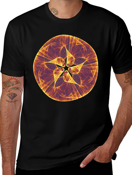 Abstract Starburst Graphic Tee