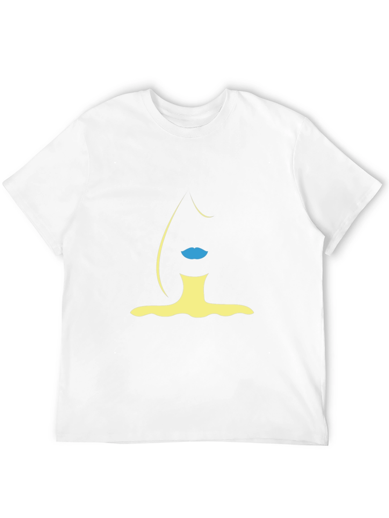Abstract Woman Silhouette Graphic Tee - Modern Style