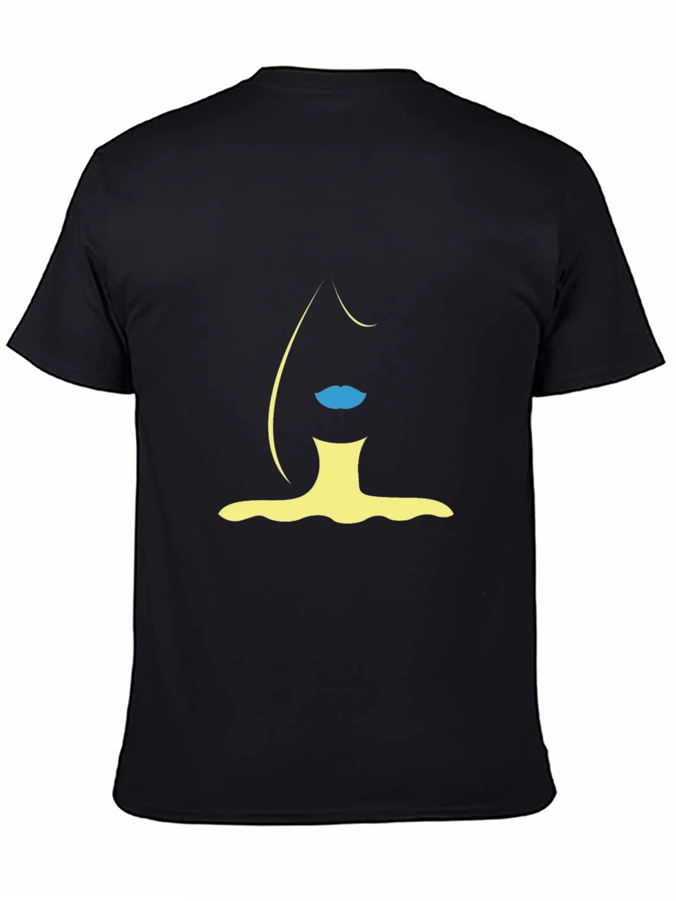 Abstract Woman Silhouette Graphic Tee - Modern Style