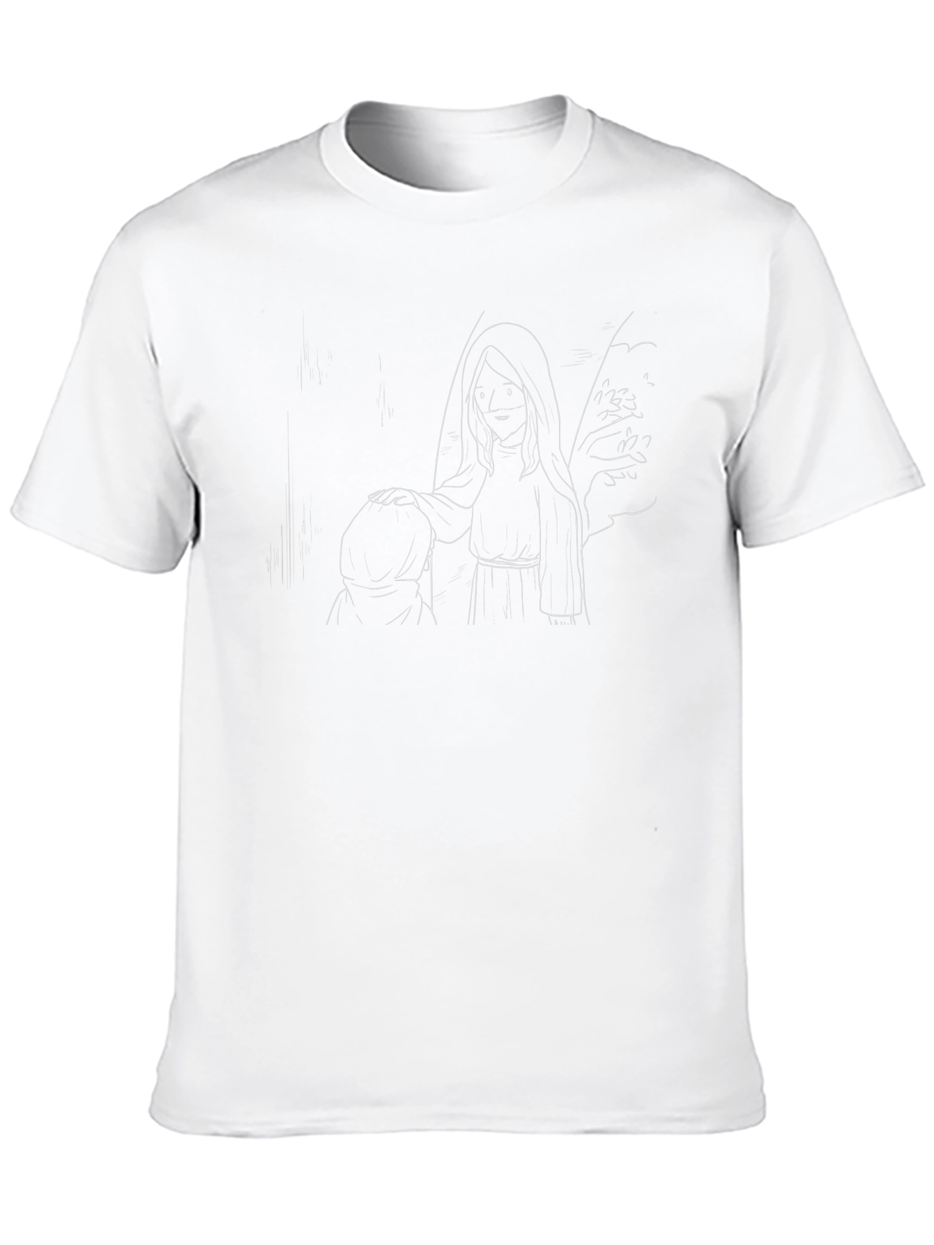 Sketch Art Black T-Shirt
