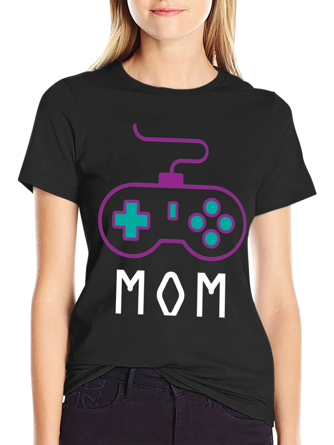 Gamer Mom T-Shirt - Cool Controller Design