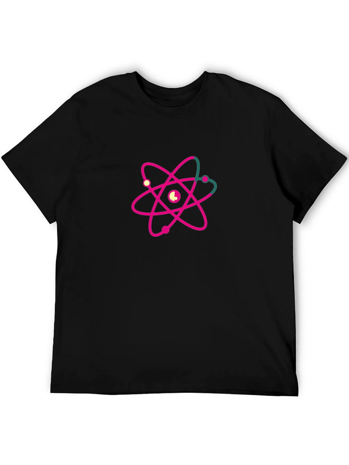 Atom Graphic Black T-Shirt