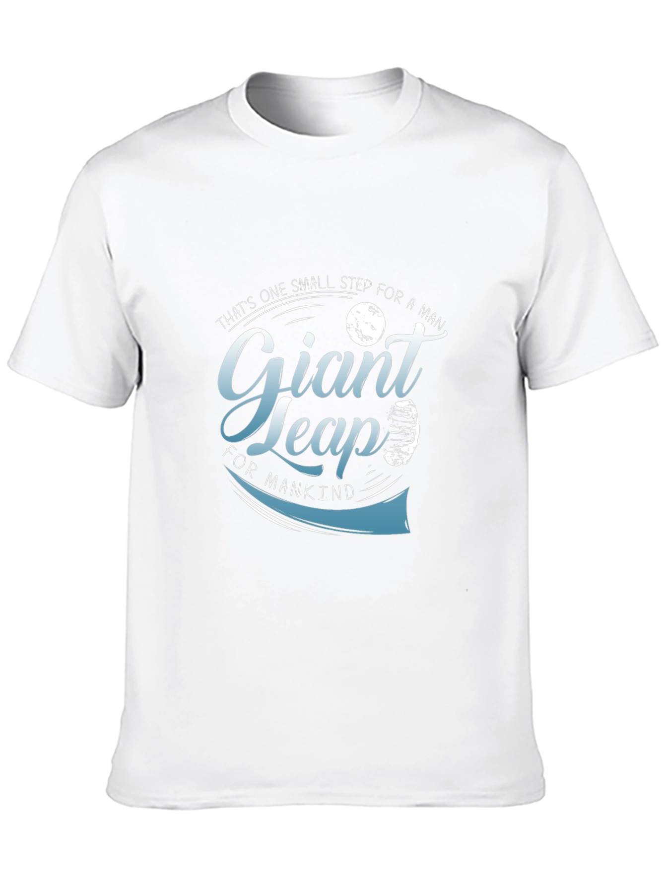 Giant Leap T-Shirt - Space Exploration Design