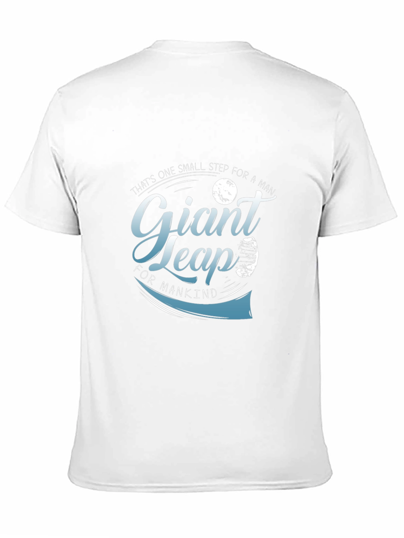 Giant Leap T-Shirt - Space Exploration Design