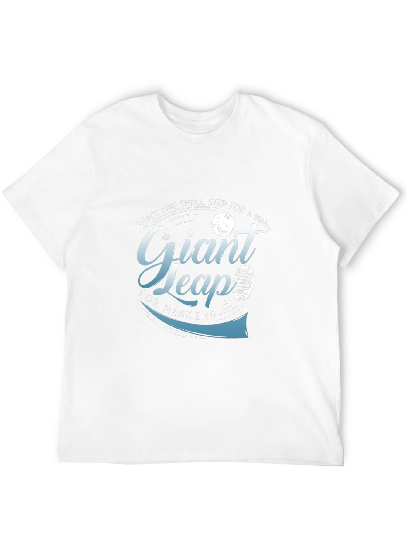 Giant Leap T-Shirt - Space Exploration Design