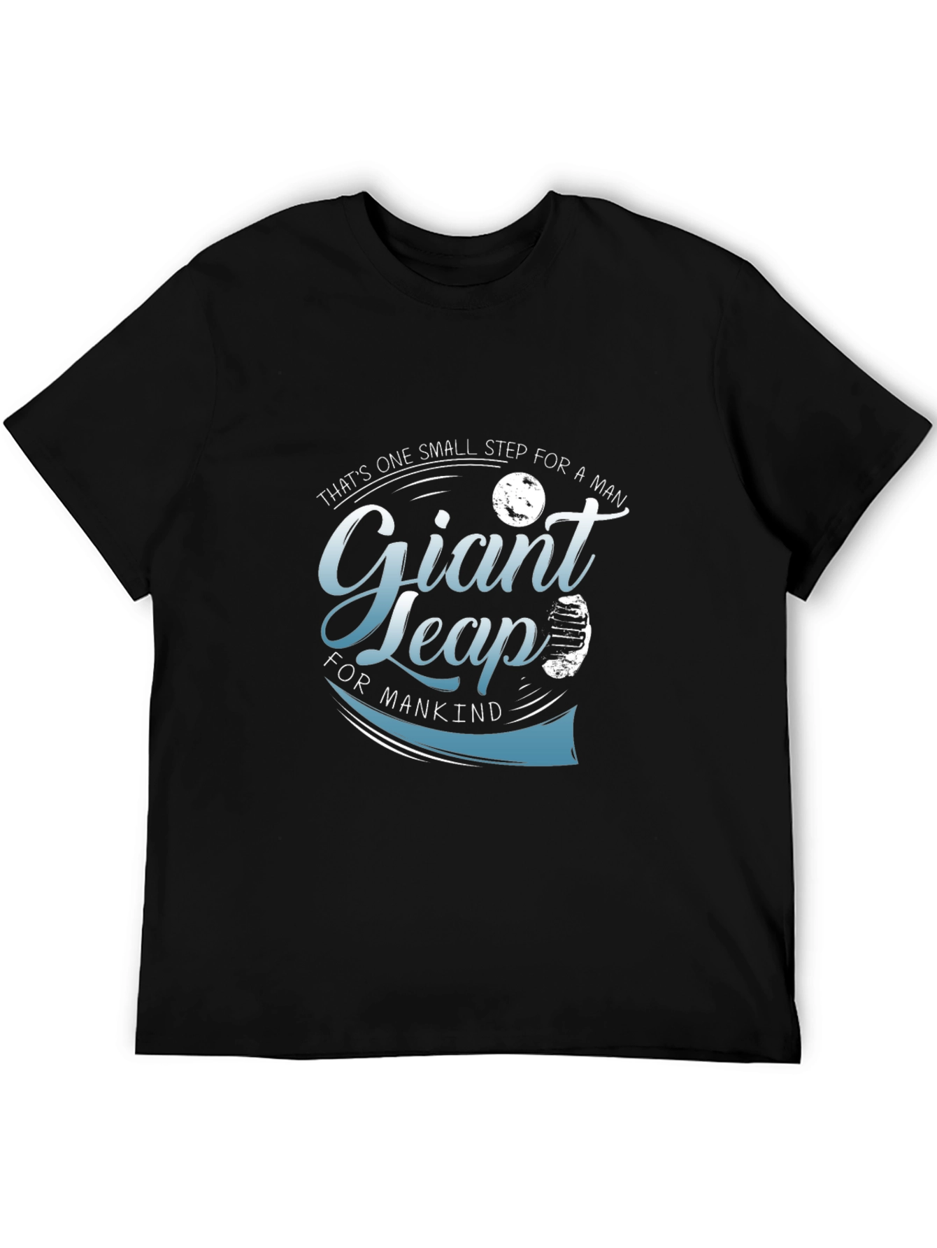 Giant Leap T-Shirt - Space Exploration Design