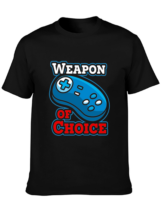 Gamers Weapon of Choice Graphic Tee