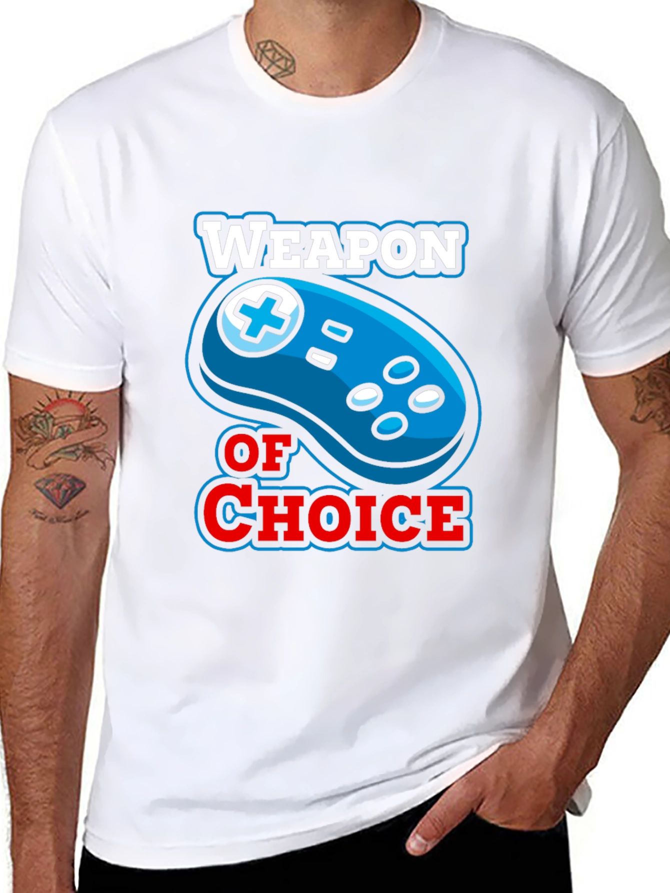 Gamers Weapon of Choice Graphic Tee
