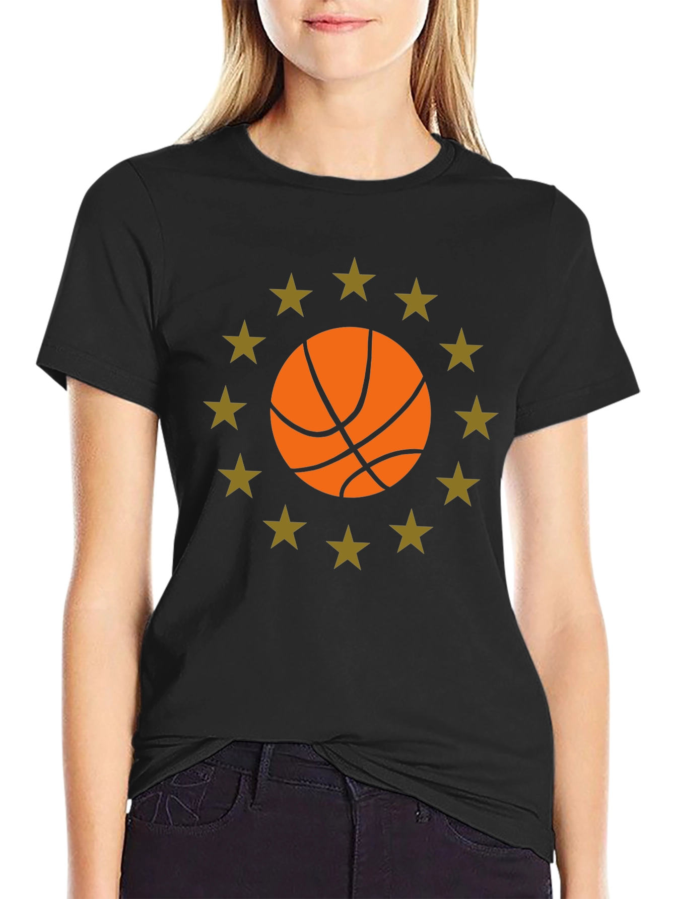 Basketball Star Graphic T-Shirt