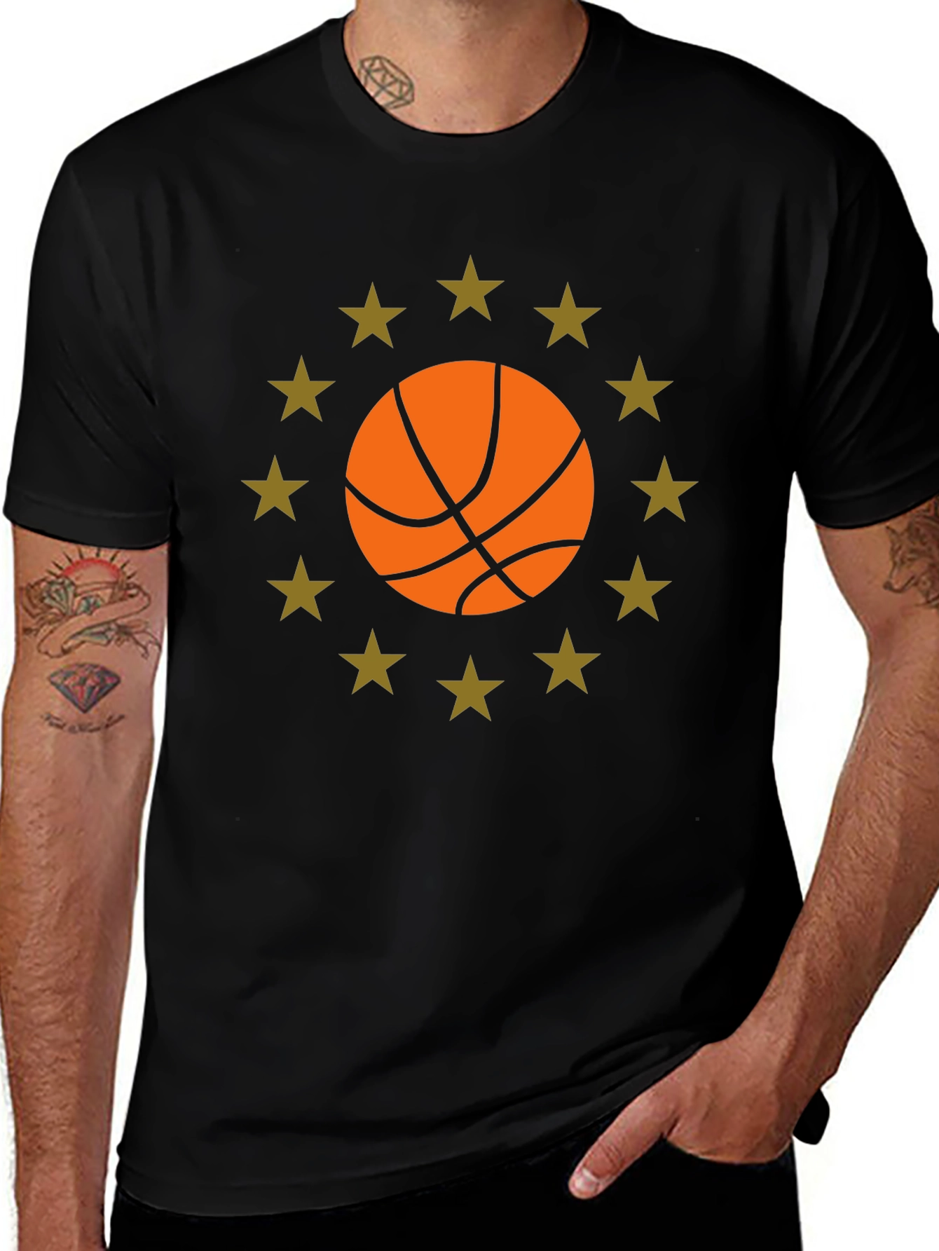 Basketball Star Graphic T-Shirt