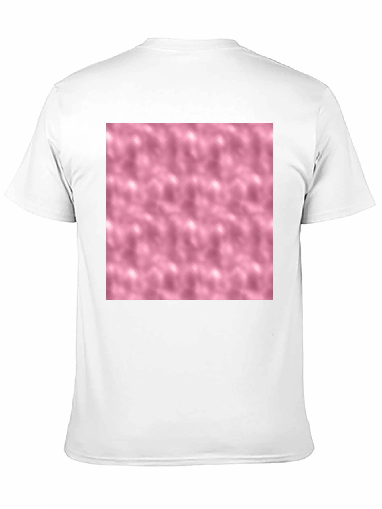 Abstract Pink Pattern Tee - Stylish Black T-Shirt