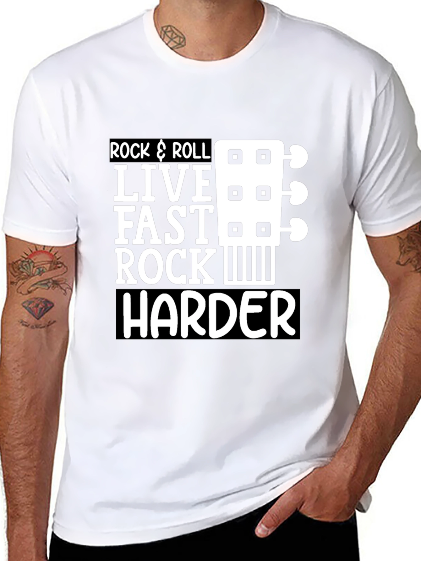 Rock & Roll Live Fast T-Shirt