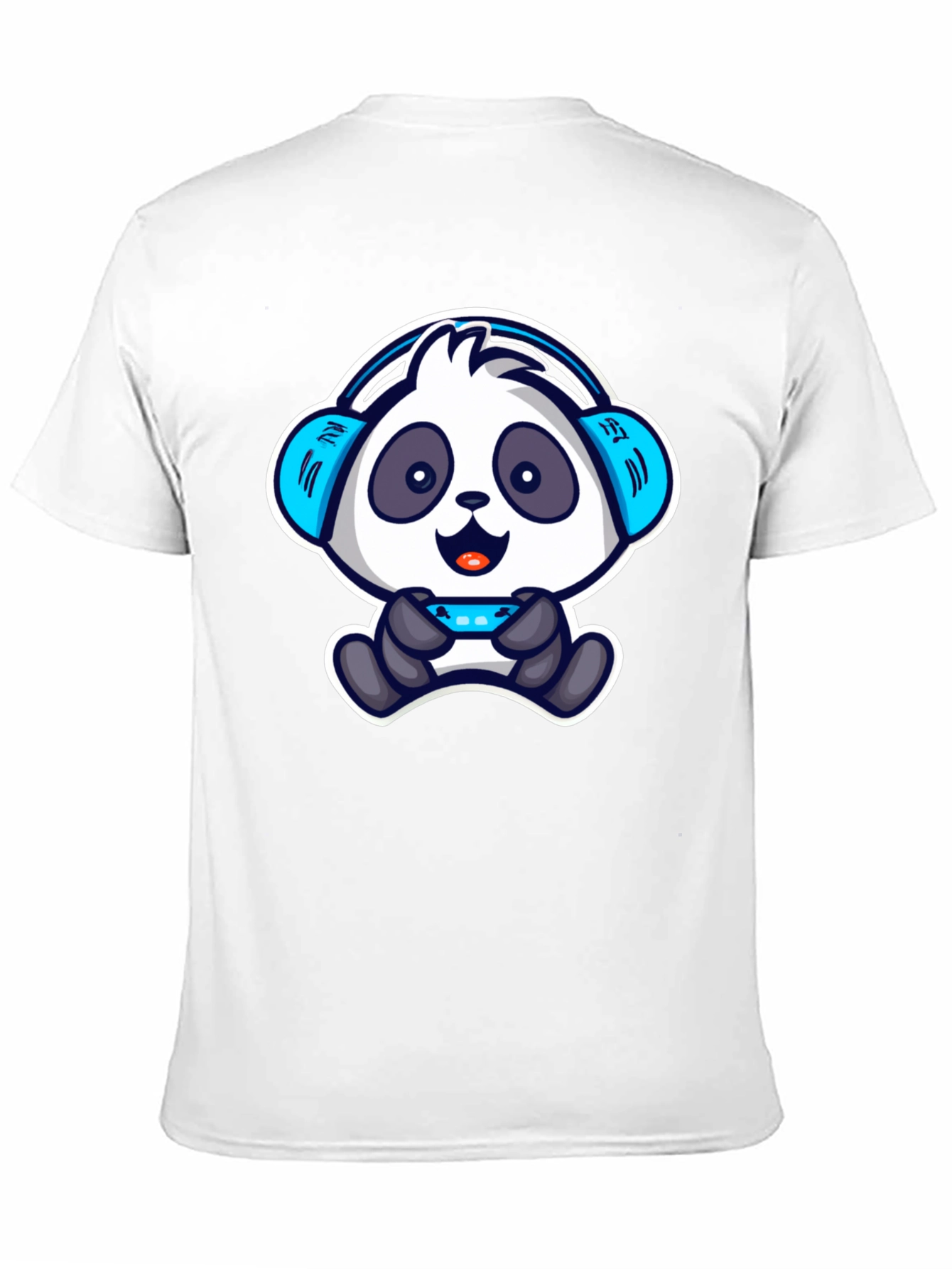 Gamer Panda T-Shirt - Cool Cartoon Design