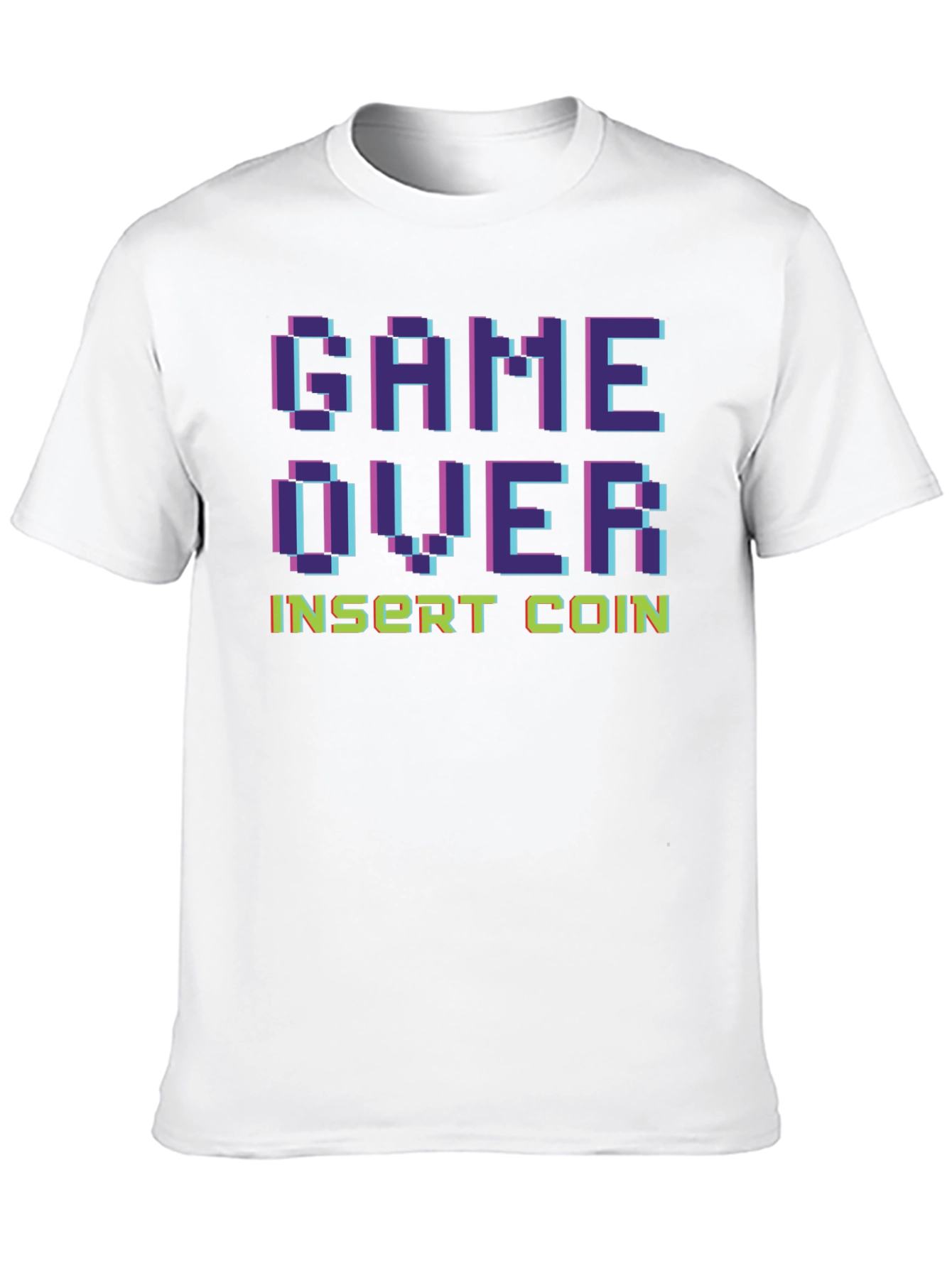 Game Over Insert Coin Retro Gaming T-Shirt