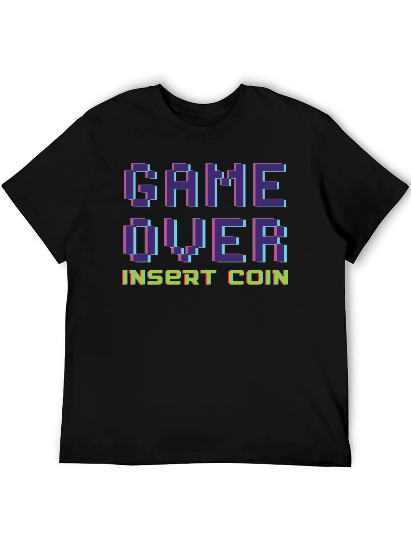 Game Over Insert Coin Retro Gaming T-Shirt