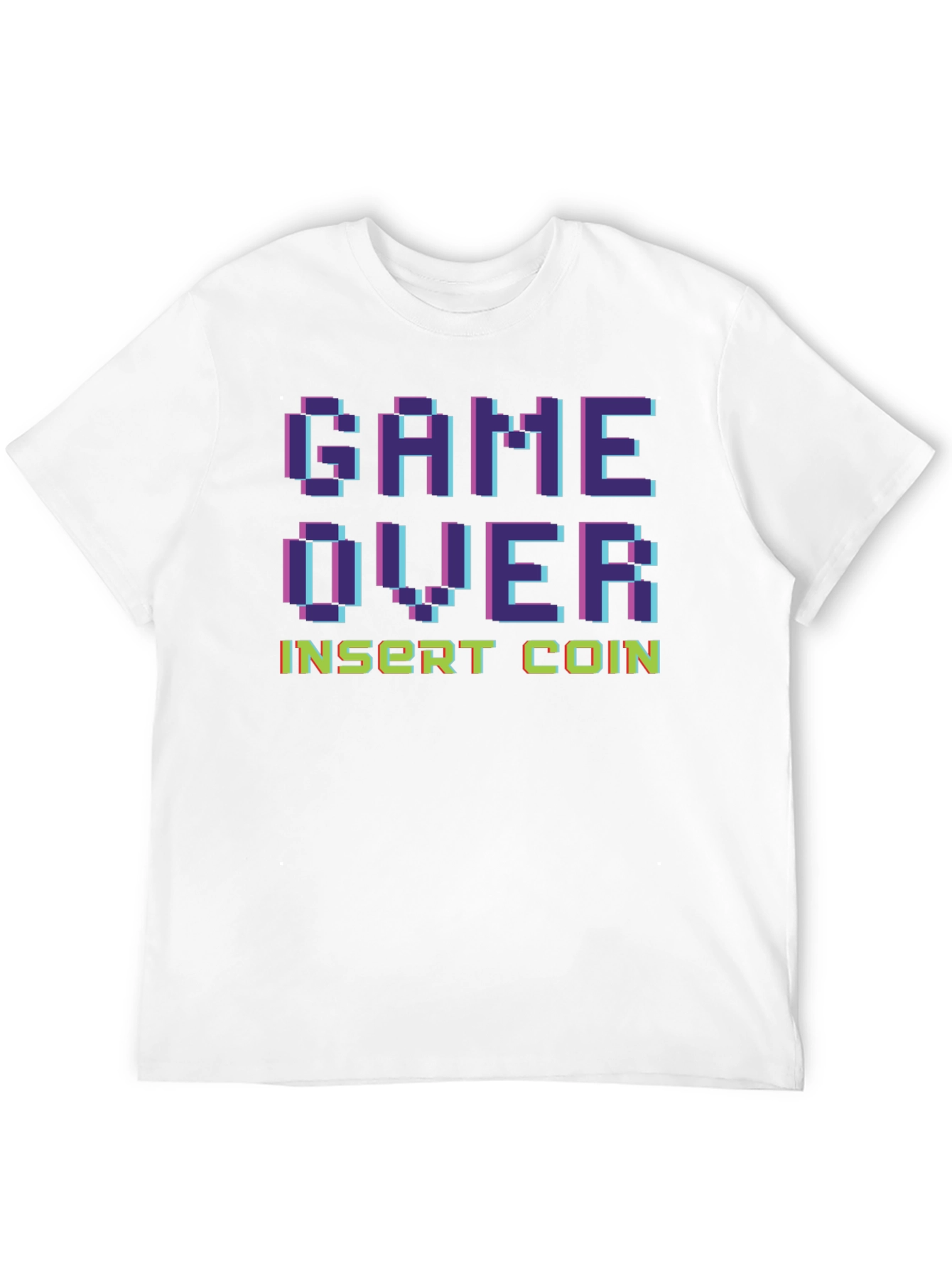 Game Over Insert Coin Retro Gaming T-Shirt