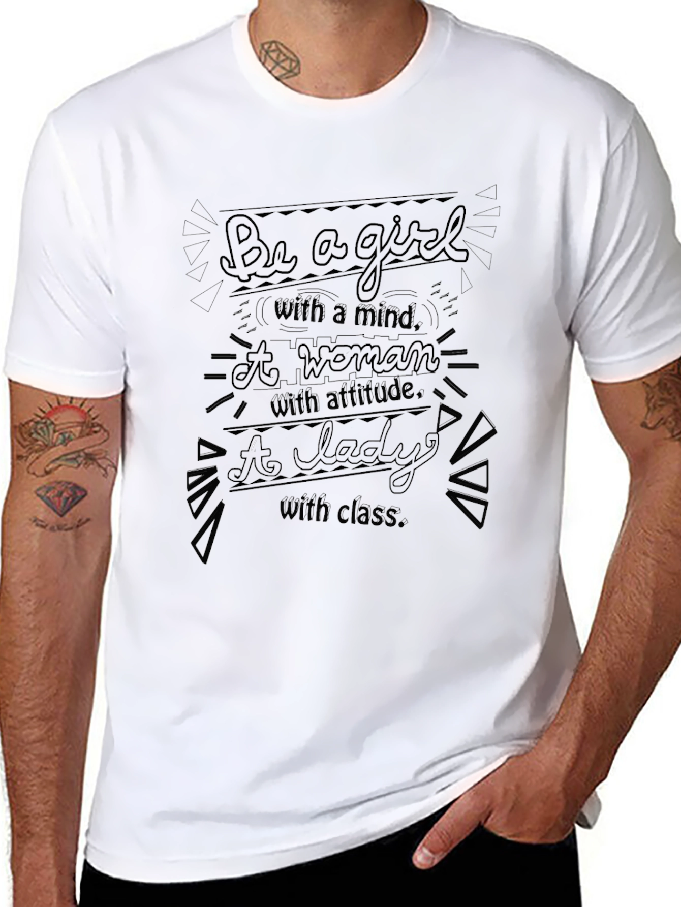 Be a Girl T-Shirt - Mind Attitude Class