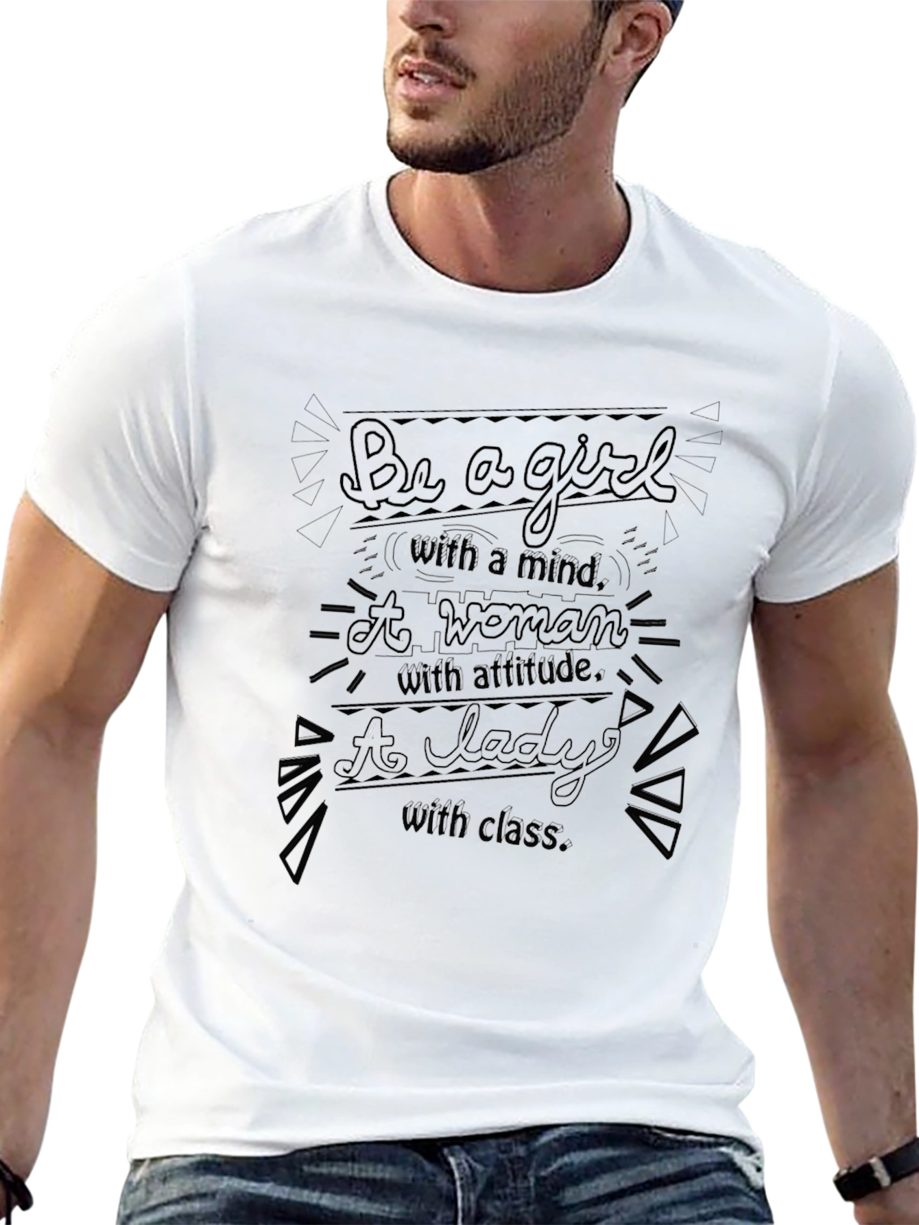 Be a Girl T-Shirt - Mind Attitude Class