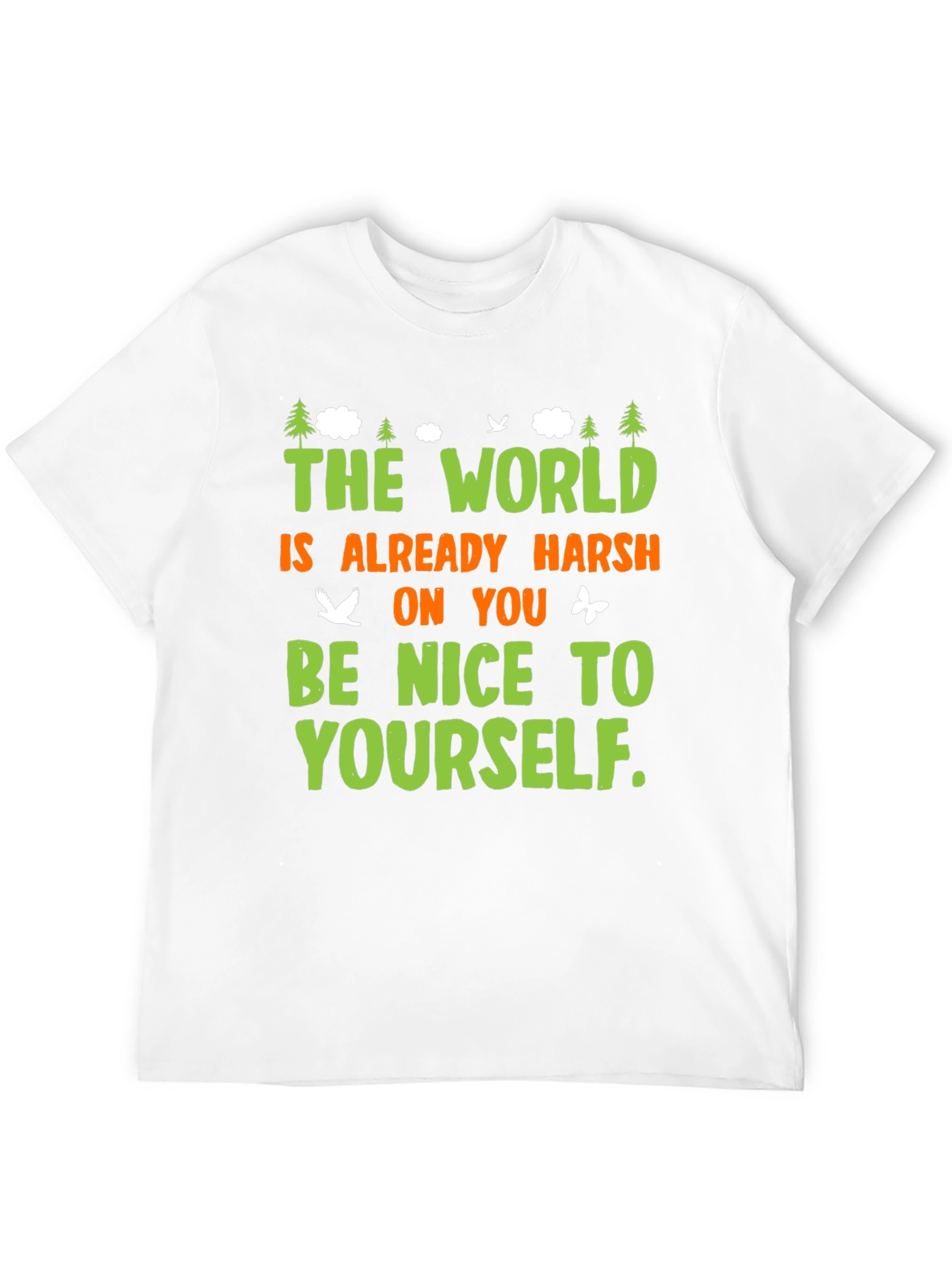 Be Nice to Yourself Graphic Tee - Black