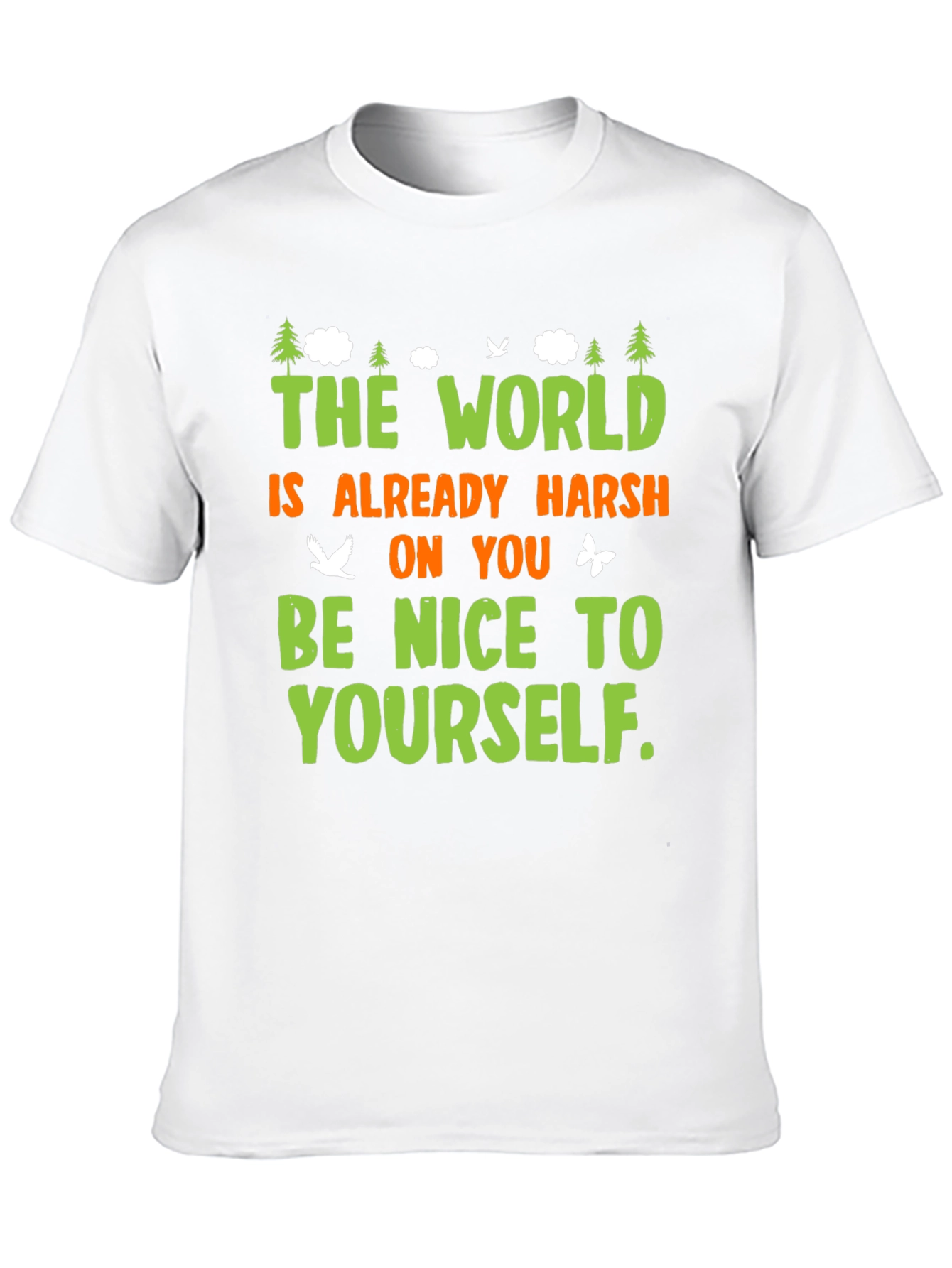 Be Nice to Yourself Graphic Tee - Black