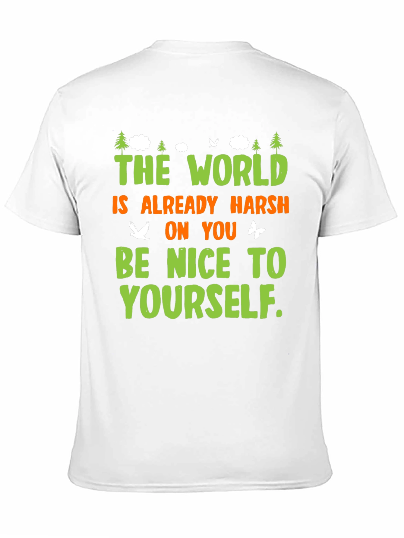 Be Nice to Yourself Graphic Tee - Black
