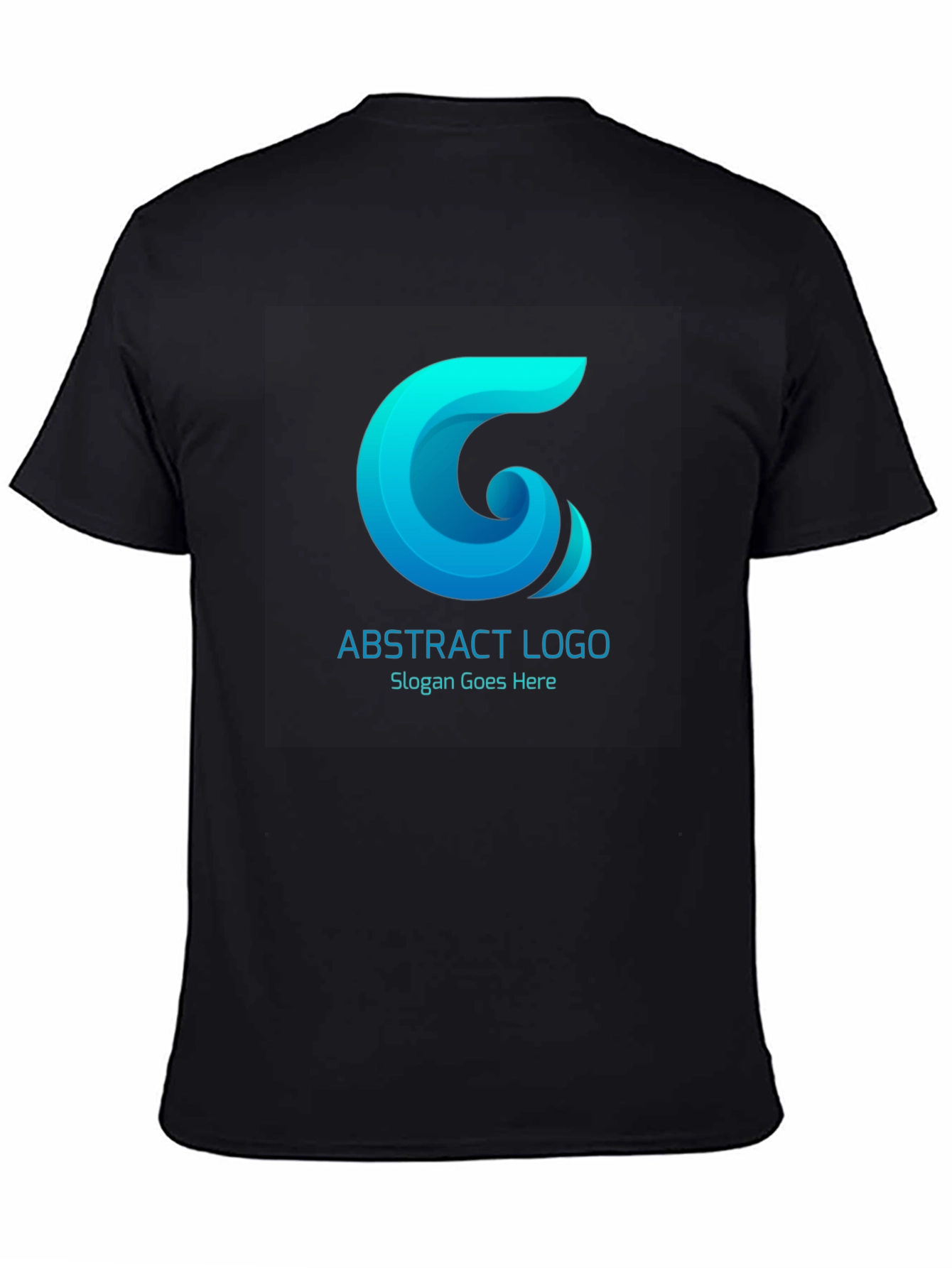 Abstract Logo Black T-Shirt