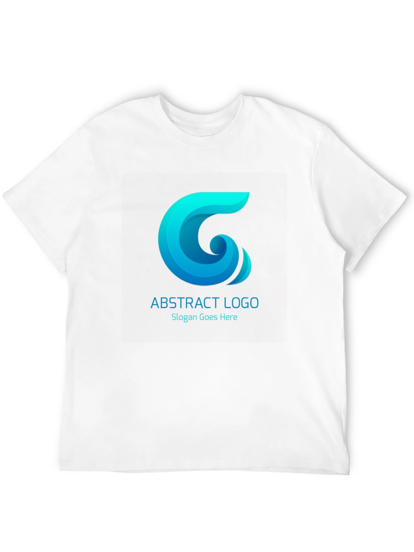 Abstract Logo Black T-Shirt