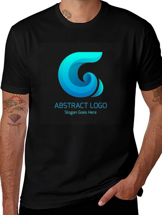 Abstract Logo Black T-Shirt