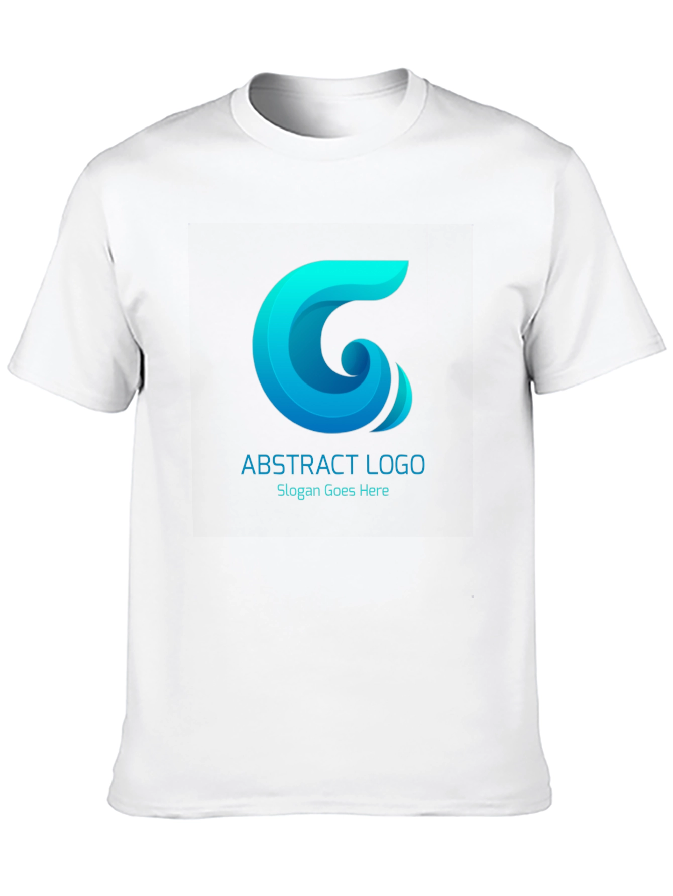 Abstract Logo Black T-Shirt