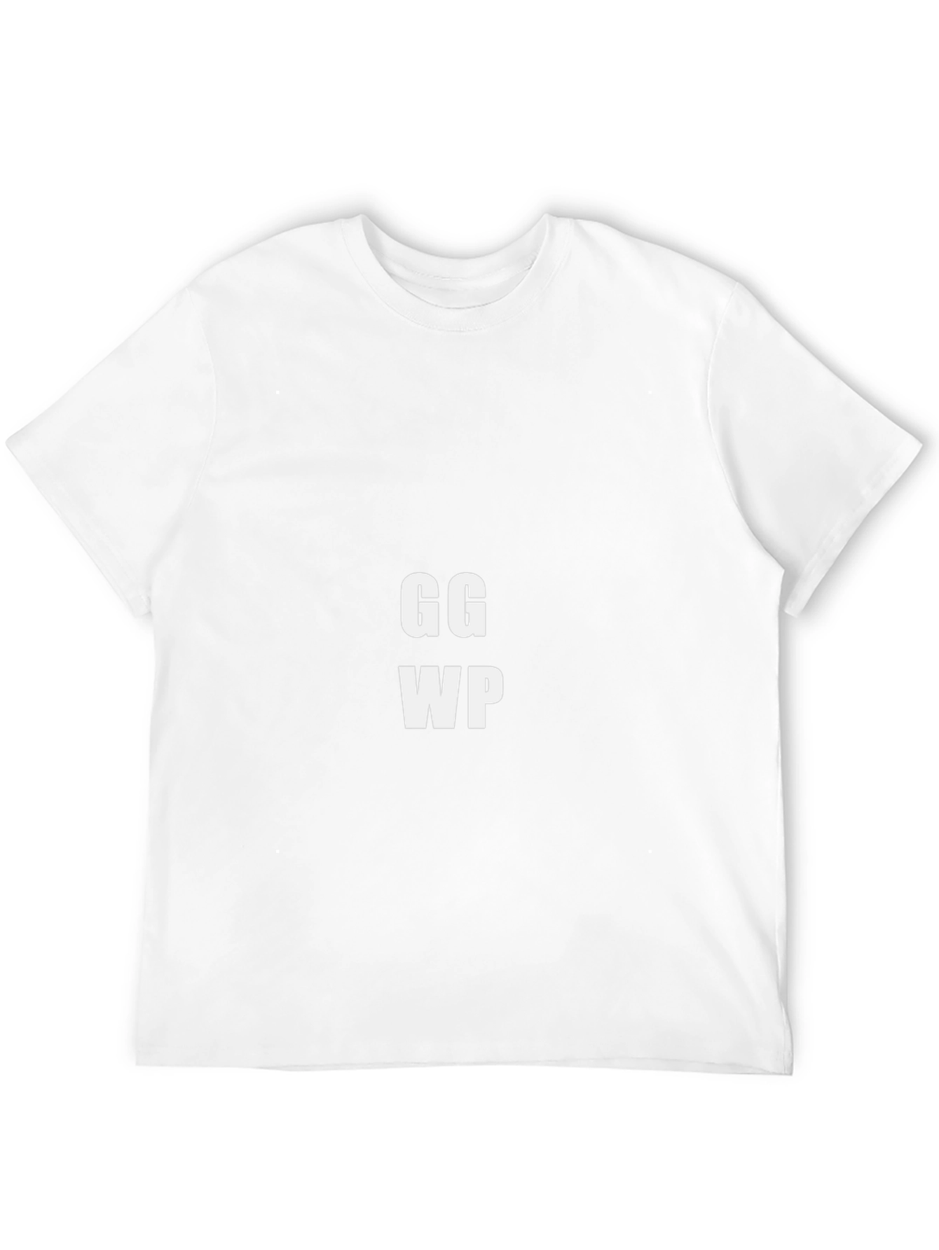 GG WP Black T-Shirt - Gamer Tee