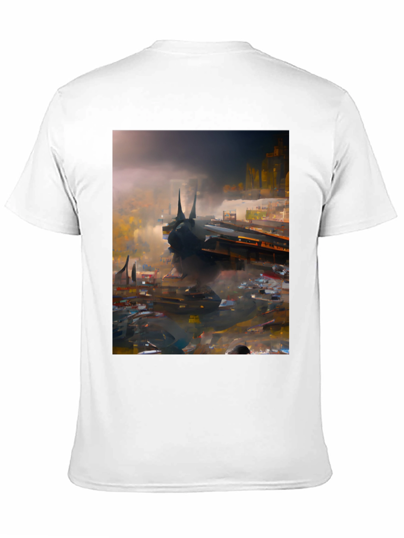 Abstract Cityscape Graphic Tee