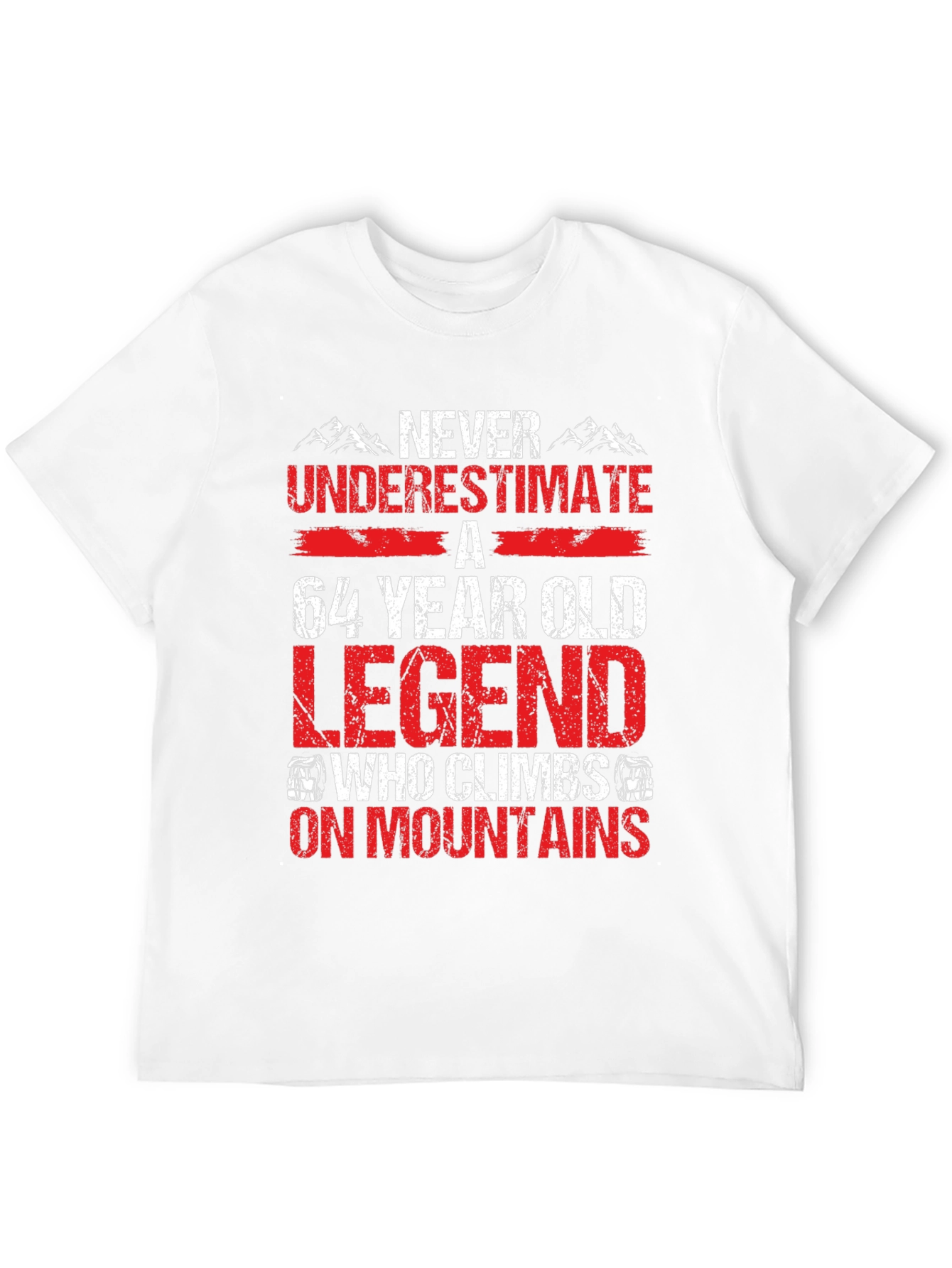 64 Year Old Legend Mountain Climber T-Shirt