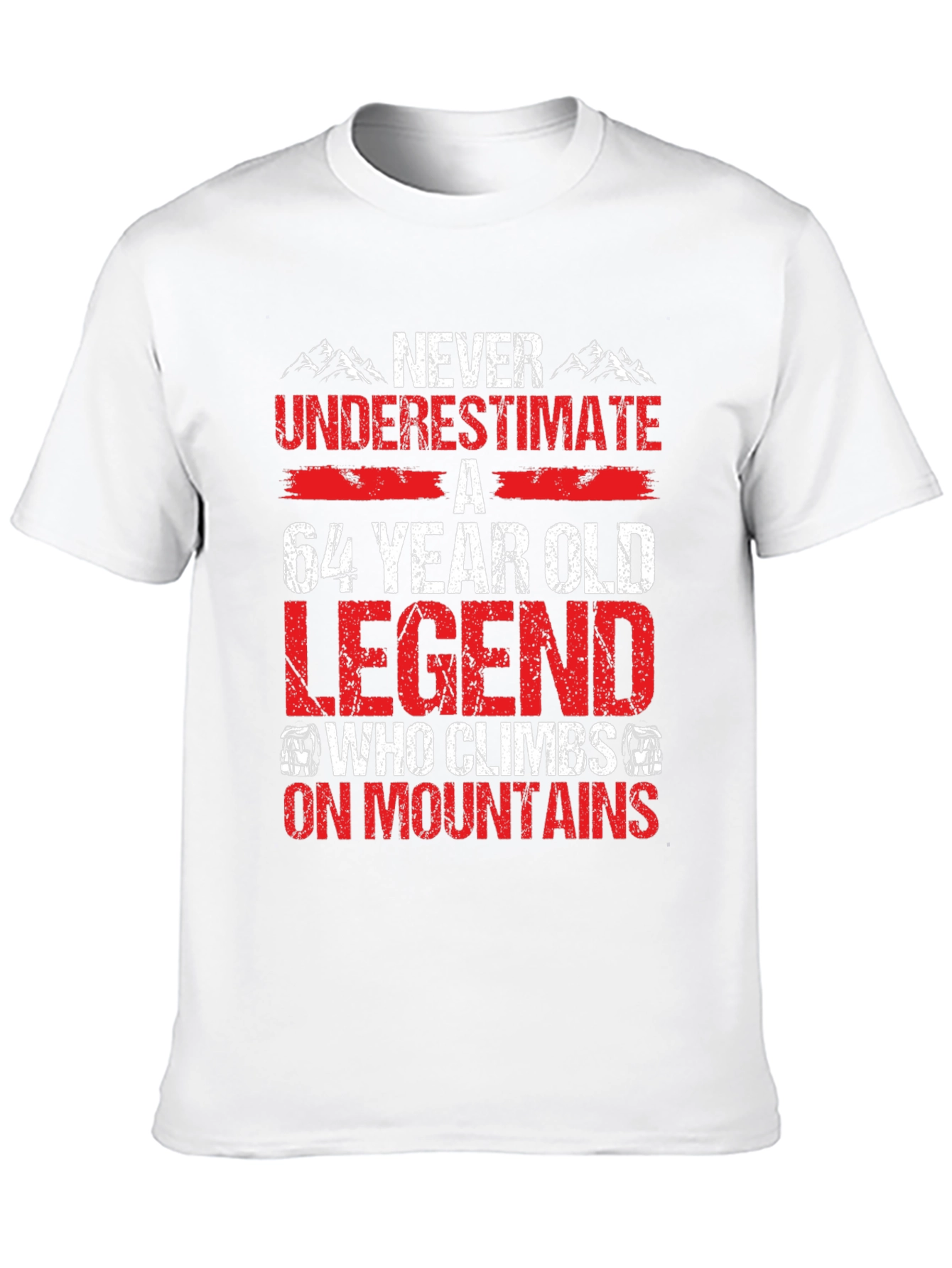 64 Year Old Legend Mountain Climber T-Shirt