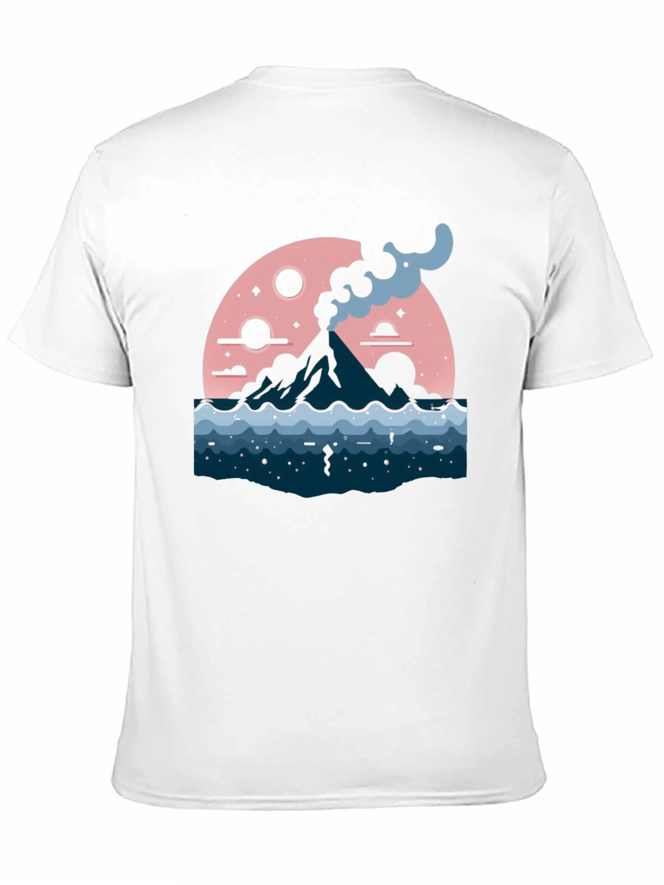 Volcano Moon Graphic Tee - Stylish and Unique